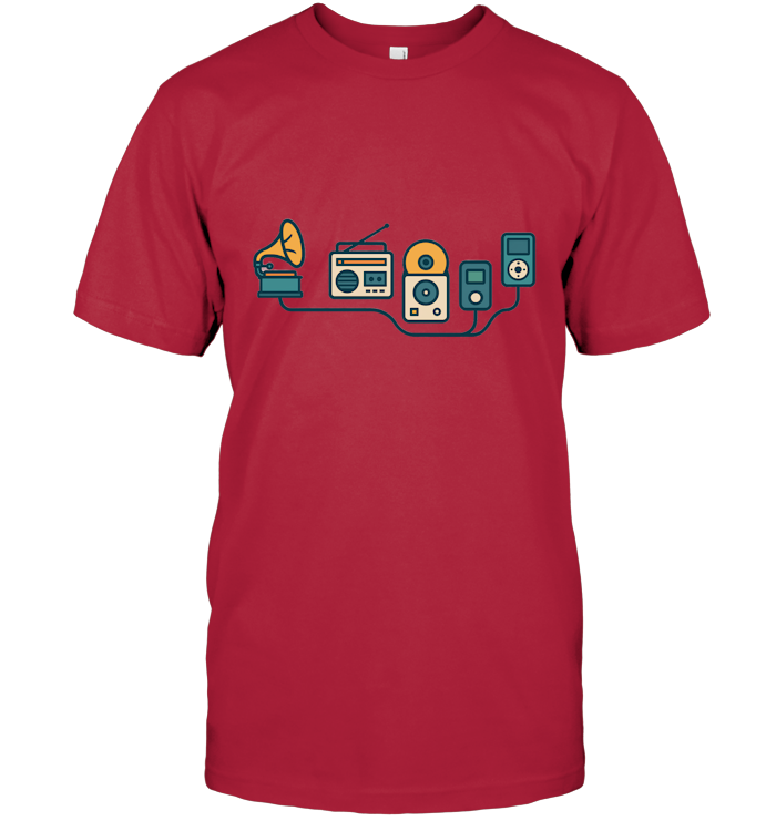 Timeline of Tunes T-Shirt