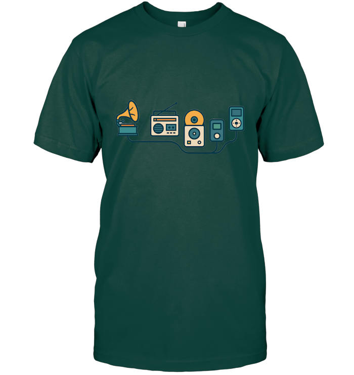 Timeline of Tunes T-Shirt