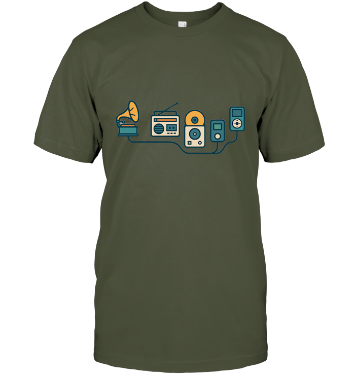 Timeline of Tunes T-Shirt