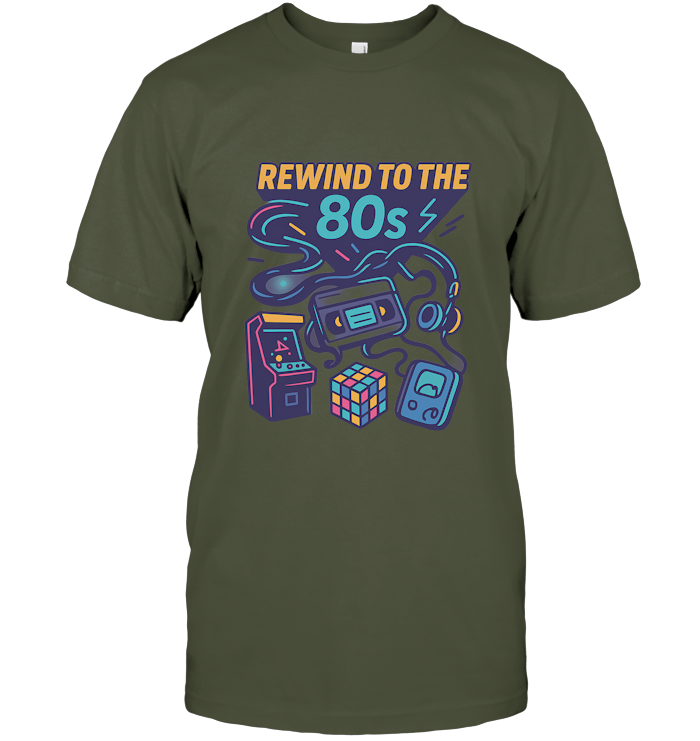 Rewind to the 80s Retro T-Shirt