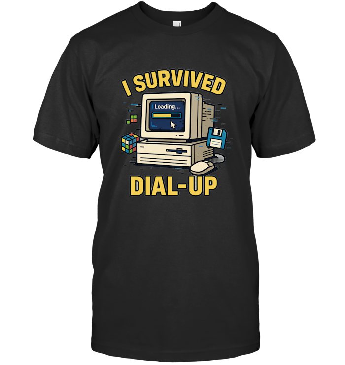I Survived Dial-Up T-Shirt