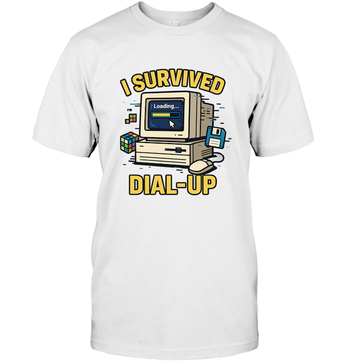I Survived Dial-Up T-Shirt