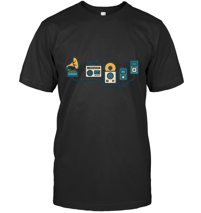 Timeline of Tunes T-Shirt
