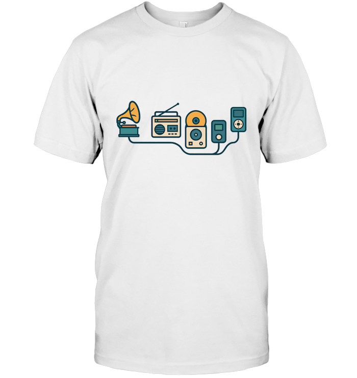 Timeline of Tunes T-Shirt
